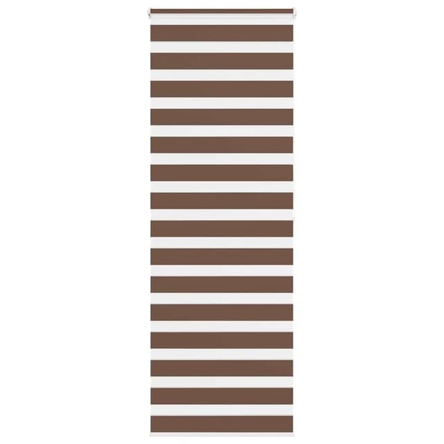 vidaXL Doppelrollo Braun 90x200 cm Stoffbreite 85,9 cm Polyester 4014363
