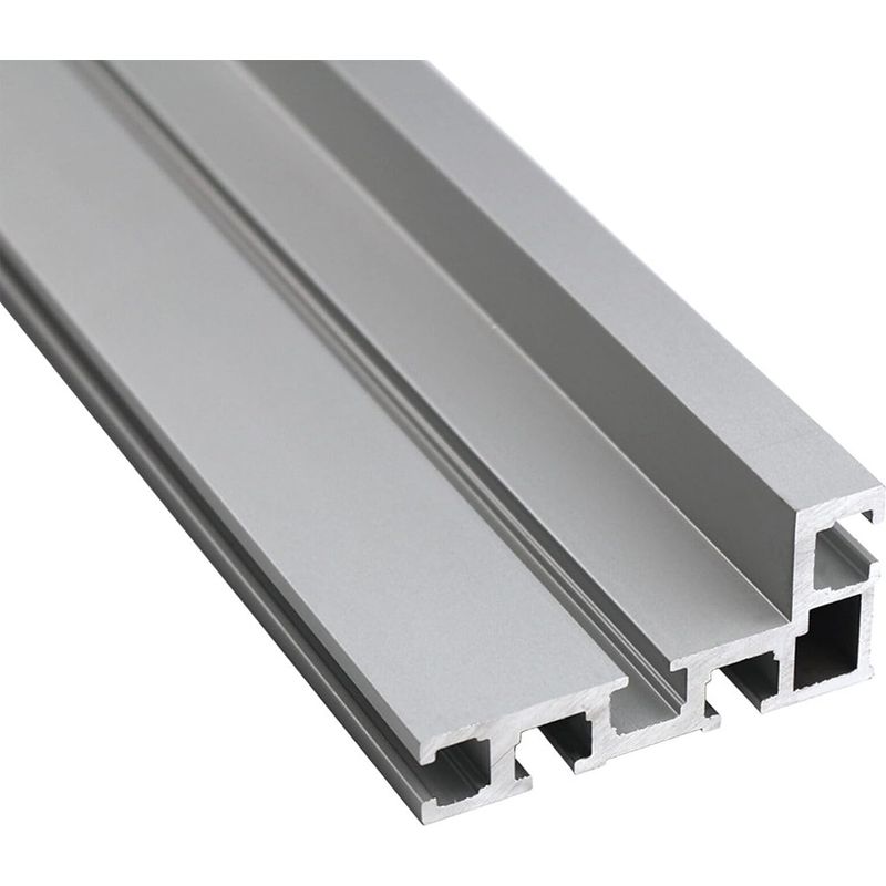 T-nut-gehrungsschiene Typ 75 800 Mm Aluminium-führungsschiene T-nut Für Heimwerker, Tischkreissägen-holzbearbeitung Mini-schiene -