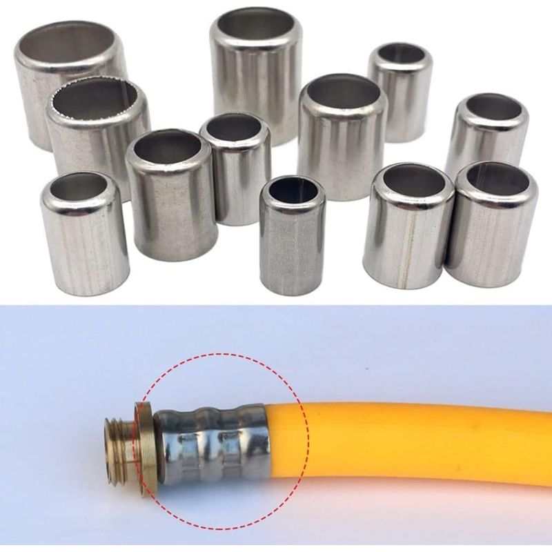 Edelstahl-presshülsen Für Hochdruckschläuche, 50 Stück, Mehrzweckverbinder 11,5 Mm Bis 18 Mm (11,5 Mm) 11,5 Mm -