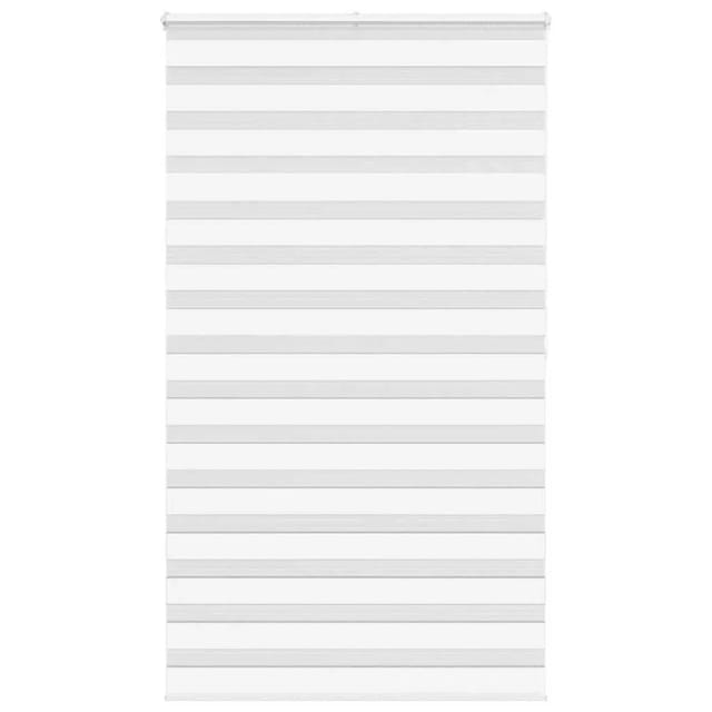 vidaXL Doppelrollo Weiß 120x200 cm Stoffbreite 115,9 cm Polyester 4014785