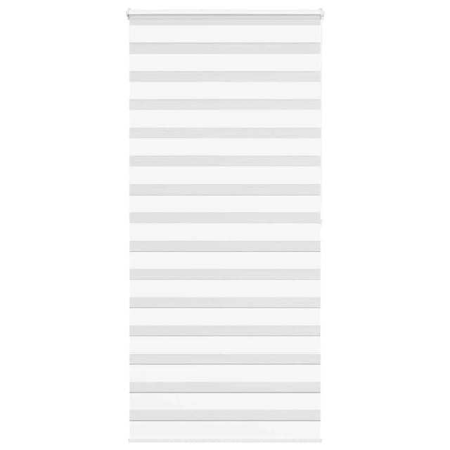 vidaXL Doppelrollo Weiß 110x200 cm Stoffbreite 105,9 cm Polyester 4014783