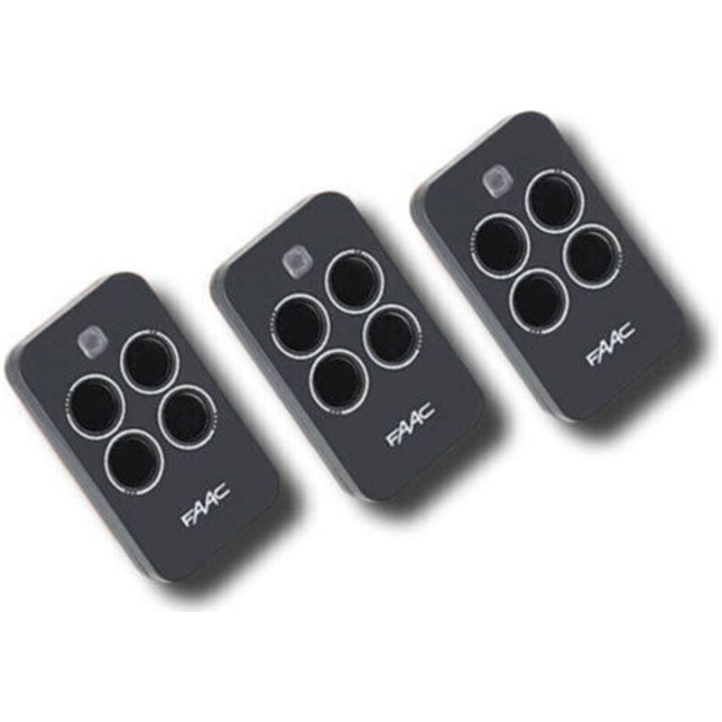 Faac 3 X 4-kanal-fernbedienung Xt4 433 Rc 787456