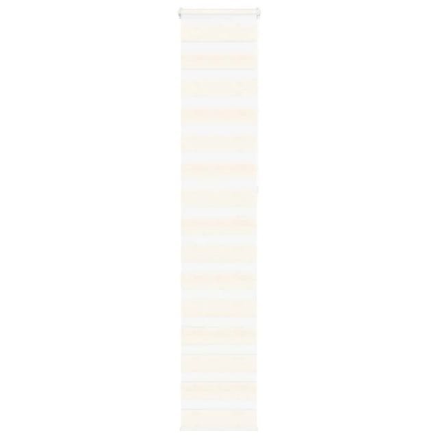 vidaXL Doppelrollo Marmorbeige 40x230 cm Stoffbreite 35,9 cm Polyester 4014691