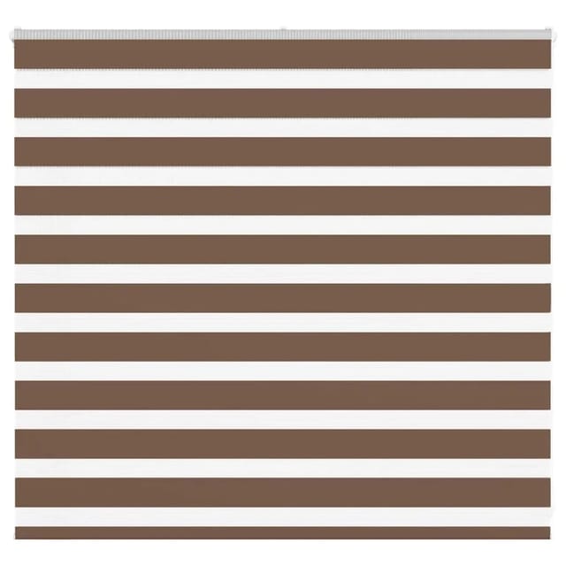 vidaXL Doppelrollo Braun 155x100 cm Stoffbreite 150,9 cm Polyester 4014324