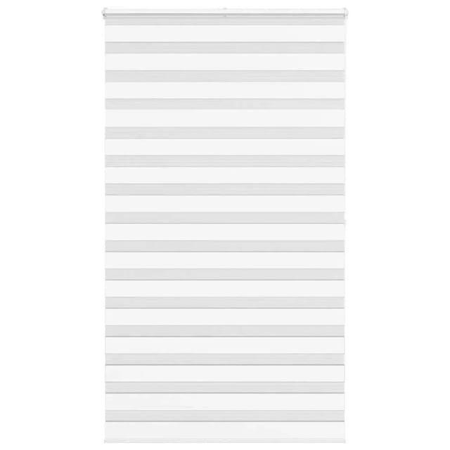 vidaXL Doppelrollo Weiß 130x200 cm Stoffbreite 125,9 cm Polyester 4014787
