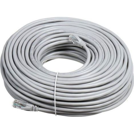 Hochwertiges Cat6 Ethernet Rj45 Gigabit-netzwerkkabel 50 M Grau