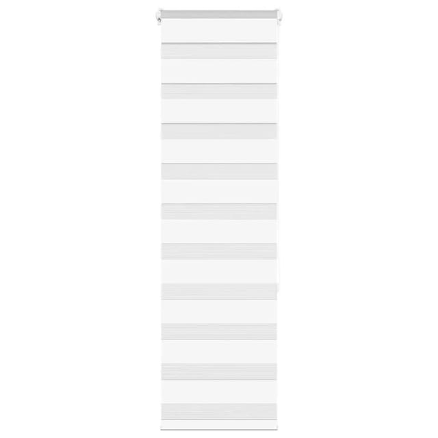 vidaXL Doppelrollo Weiß 45x150 cm Stoffbreite 40,9 cm Polyester 4014744