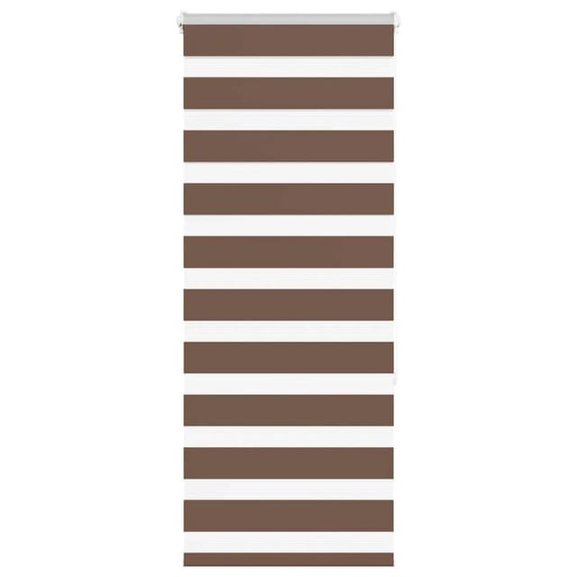 vidaXL Doppelrollo Braun 55x150 cm Stoffbreite 50,9 cm Polyester 4014330