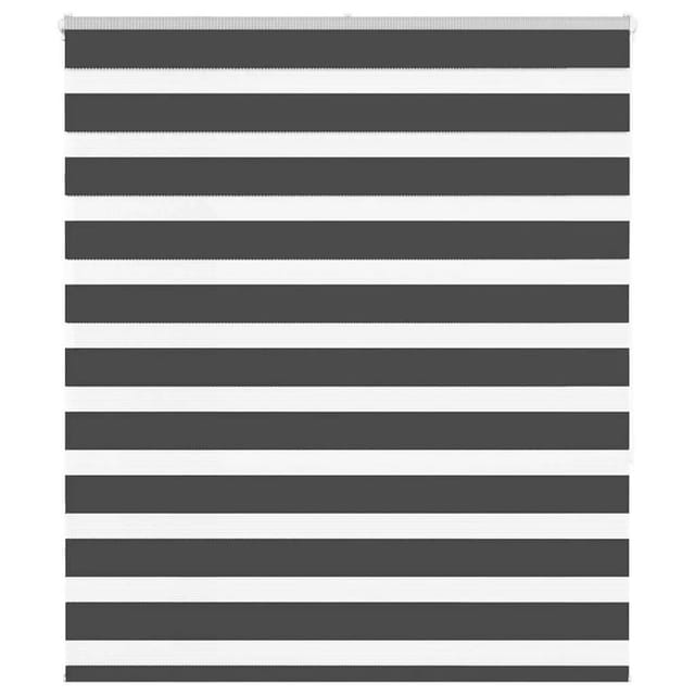 vidaXL Doppelrollo Schwarz 130x150 cm Stoffbreite 125,9 cm Polyester 4014241