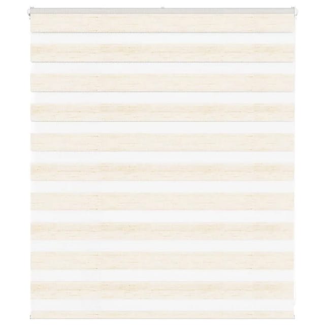 vidaXL Doppelrollo Marmorbeige 135x100cm Stoffbreite 130,9 cm Polyester 4014632