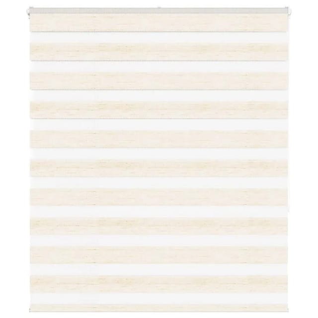 vidaXL Doppelrollo Marmorbeige 120x150cm Stoffbreite 115,9 cm Polyester 4014655
