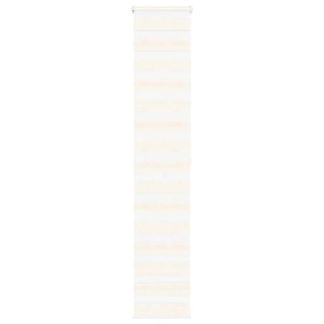 vidaXL Doppelrollo Marmorbeige 50x200 cm Stoffbreite 45,9 cm Polyester 4014667