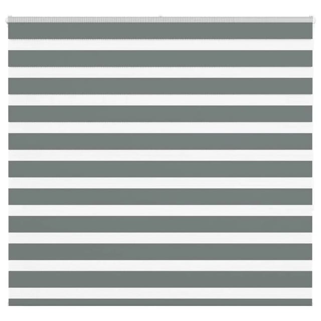 vidaXL Doppelrollo Dunkelgrau 155x150 cm Stoffbreite 150,9 cm Polyester 4014142