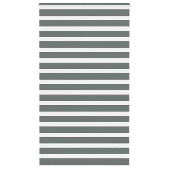 vidaXL Doppelrollo Dunkelgrau 120x230 cm Stoffbreite 115,9 cm Polyester 4014187