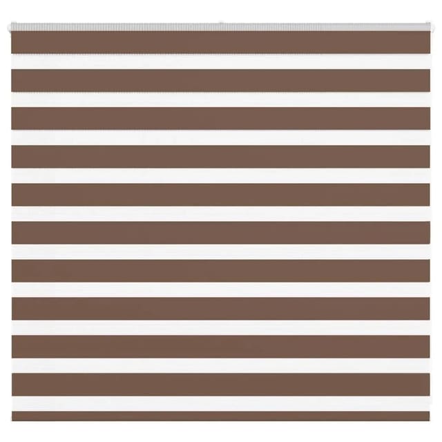 vidaXL Doppelrollo Braun 165x100 cm Stoffbreite 160,9 cm Polyester 4014326
