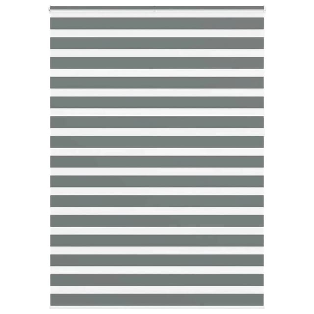 vidaXL Doppelrollo Dunkelgrau 155x230 cm Stoffbreite 150,9 cm Polyester 4014194