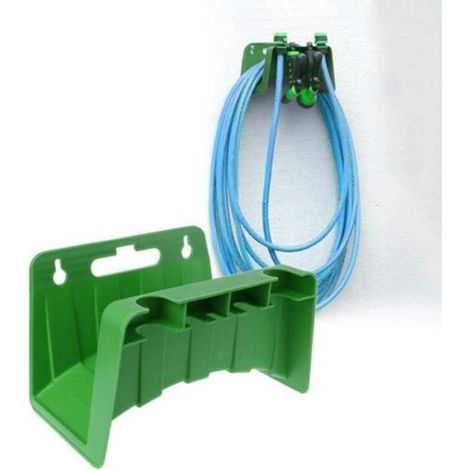 Wandmontierter Gartenschlauchhalter - We07721 - Kunststoff - 1 Stück - Grün