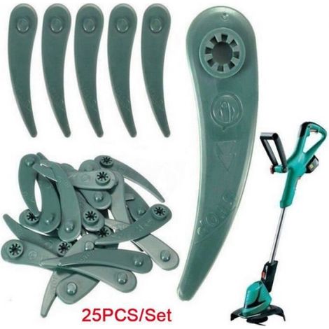 Ratschen-gartenschere, Ersatzklinge Für Rasenmäher Aus Pa6-kunststoff, 25 Stück, Zum Austausch Von - Grün[b2631]