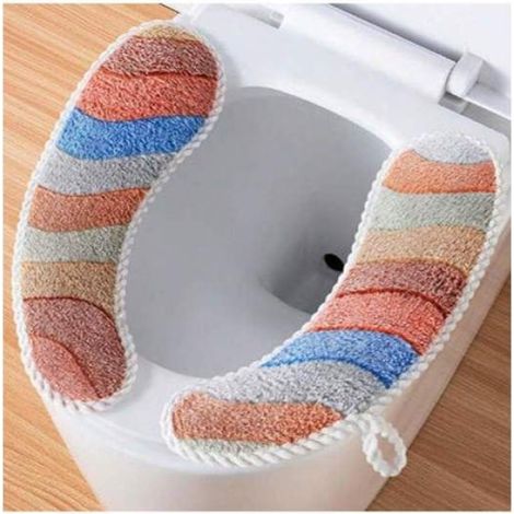 1 Wc-sitzbezug, Universelles Wc-zubehör, Selbstklebender Wc-sitzbezug Mit Reißverschluss