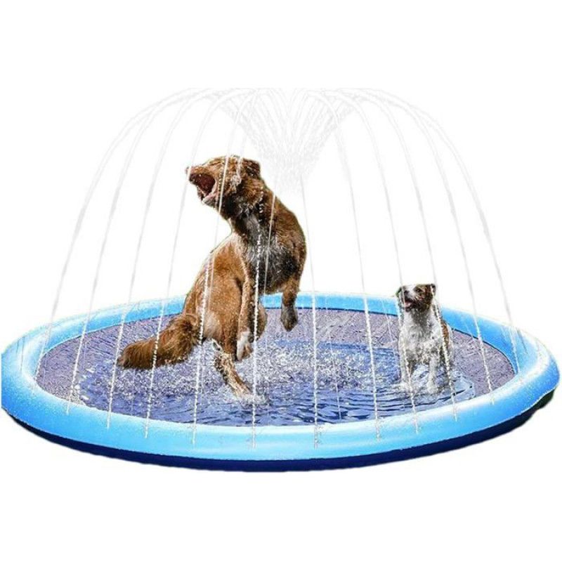 100 Cm Hunde-pool (rutschfeste Wasserspielmatte) Wasserspielmatte Für Hunde, Haustiere Und Kinder