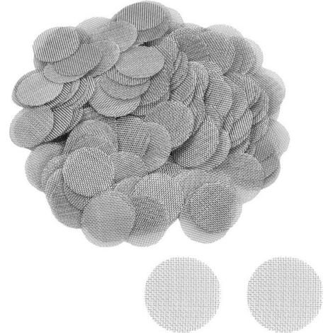200 Stück Edelstahl-pfeifensiebe, Pfeifensiebe, Edelstahl-rauchersiebe, Siebfilter