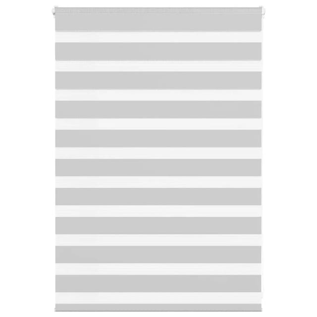 vidaXL Doppelrollo Hellgrau 100x100 cm Stoffbreite 95,9 cm Polyester 4014417