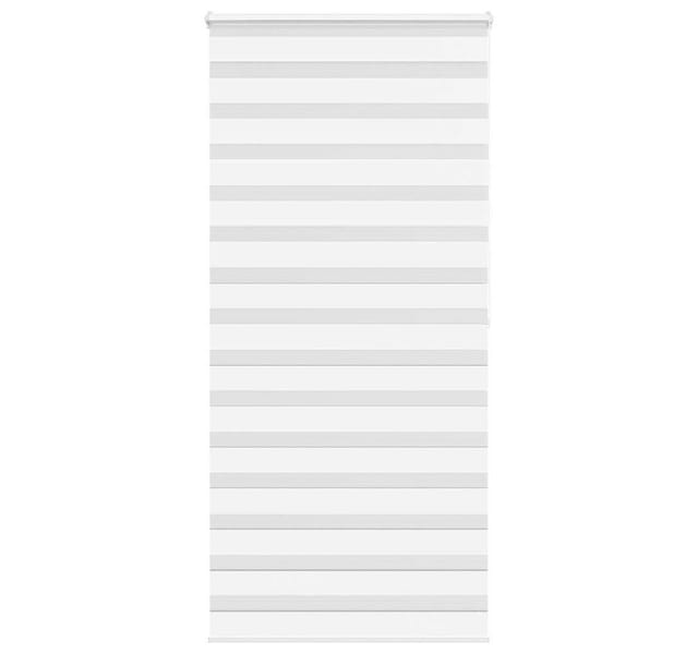 vidaXL Doppelrollo Weiß 100x200 cm Stoffbreite 95,9 cm Polyester 4014781