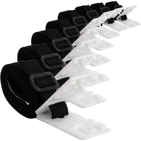 8-teiliges Set Zur Befestigung Von Poolabdeckungsrollen, Solarabdeckungsgurt-set, Befestigungsset Für Abdeckungstrommeln, Etikett