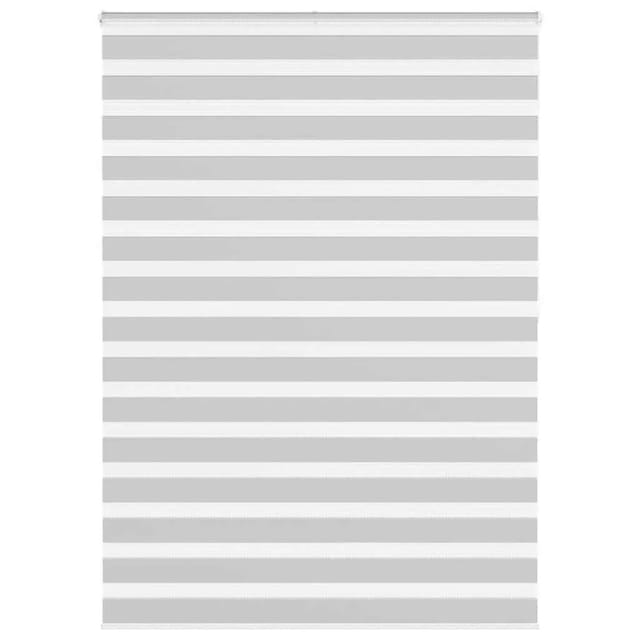vidaXL Doppelrollo Hellgrau 160x200 cm Stoffbreite 155,9 cm Polyester 4014481