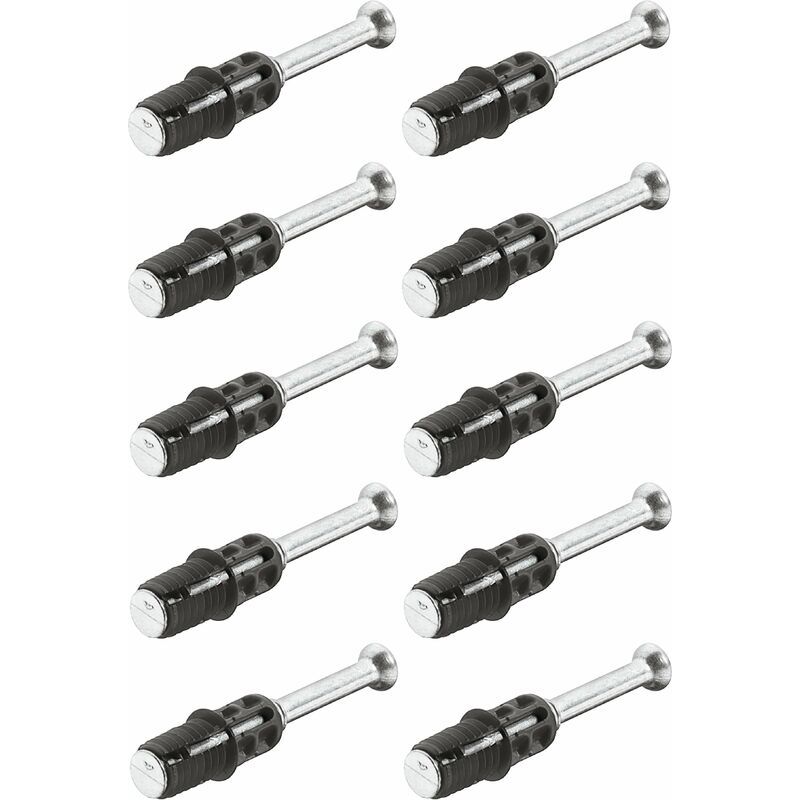 10er-packung 8 Mm X 24 Mm Montagedübel – Befestigung Für Holzmöbel – Starke Und Dauerhafte Verbindung – Für Holzstärken Ab 15 Mm