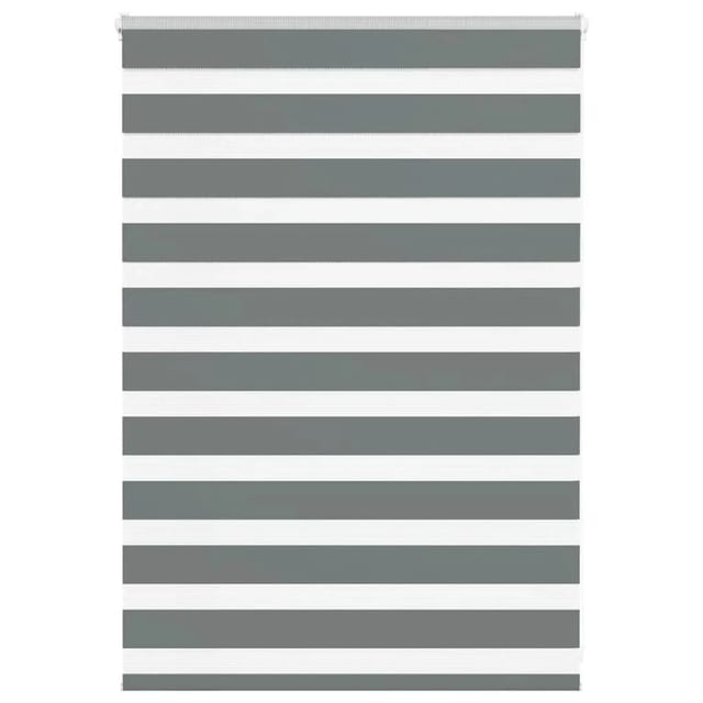 vidaXL Doppelrollo Dunkelgrau 95x100 cm Stoffbreite 90,9 cm Polyester 4014104