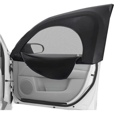 Sonnenschutz Für Babyautos – 60 X 52 Cm – Doppellagiges Nylonnetz – Frontfenster – 2er-pack