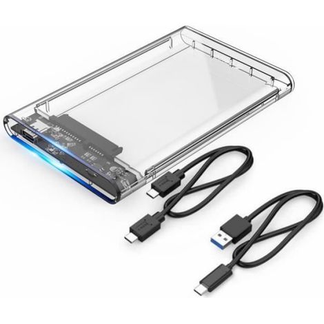 Usb 3.1 Gen 2 Superspeed 10 Gbit/s Usb-c Festplattengehäuse Für 2,5-zoll Sata Iii Ssd/hdd – Usb-c Auf Usb-c Und Usb-c