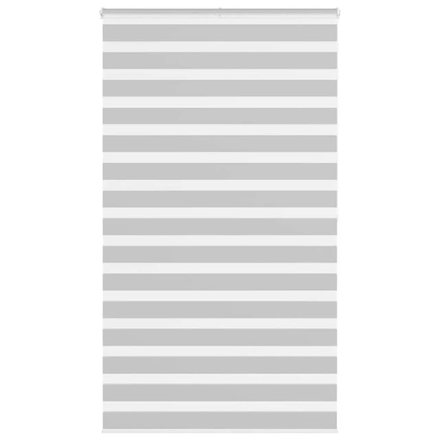 vidaXL Doppelrollo Hellgrau 135x200 cm Stoffbreite 130,9 cm Polyester 4014476