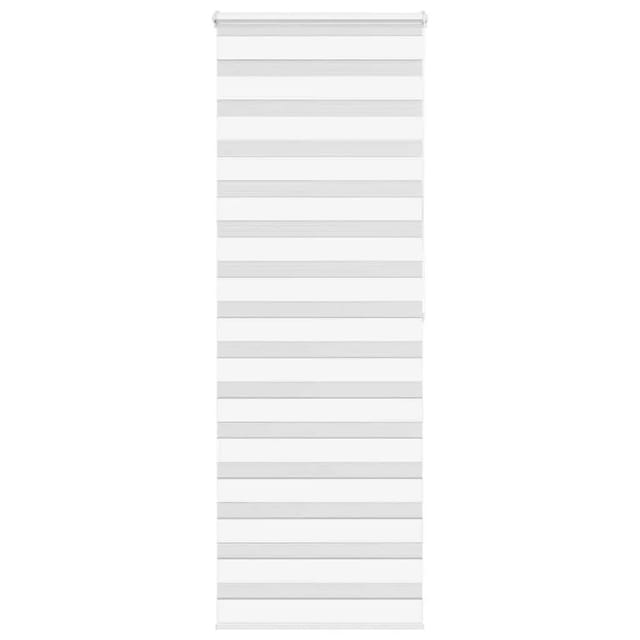 vidaXL Doppelrollo Weiß 85x200 cm Stoffbreite 80,9 cm Polyester 4014778