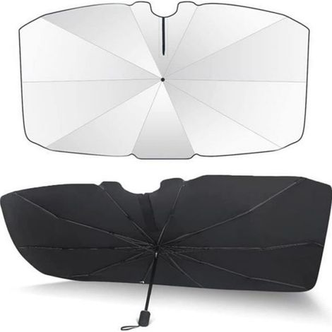 Sonnenschutz Für Die Windschutzscheibe – 57 X 31 Zoll – 360° Drehbar – Faltbar – Uv-schutz