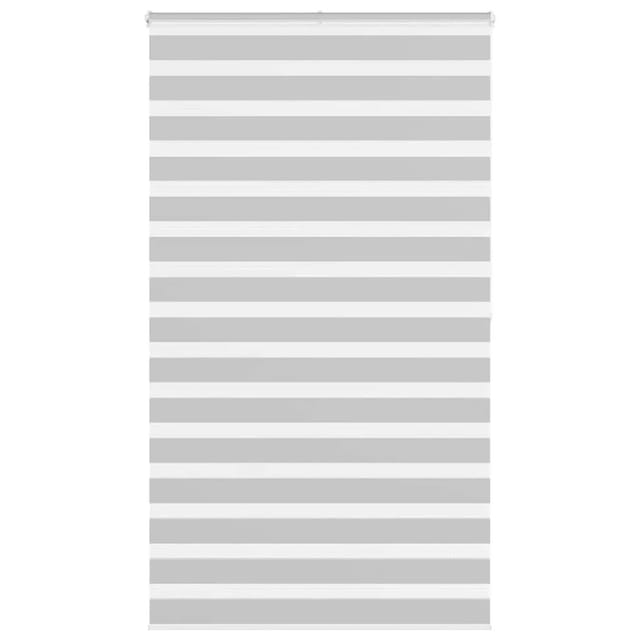 vidaXL Doppelrollo Hellgrau 120x200 cm Stoffbreite 115,9 cm Polyester 4014473