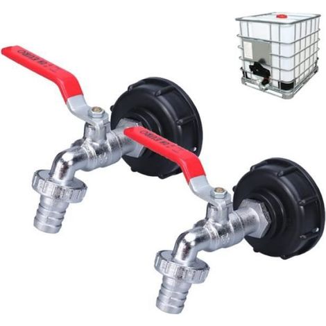 Regenwassertank-adapter – Wasserhahn – 1/2"-gewindeanschluss – Weiß