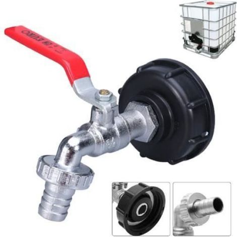 Wasserhahn – 1/2"-gewindeanschluss – Frostbeständig – 1000 L – Regenwassernutzungstank