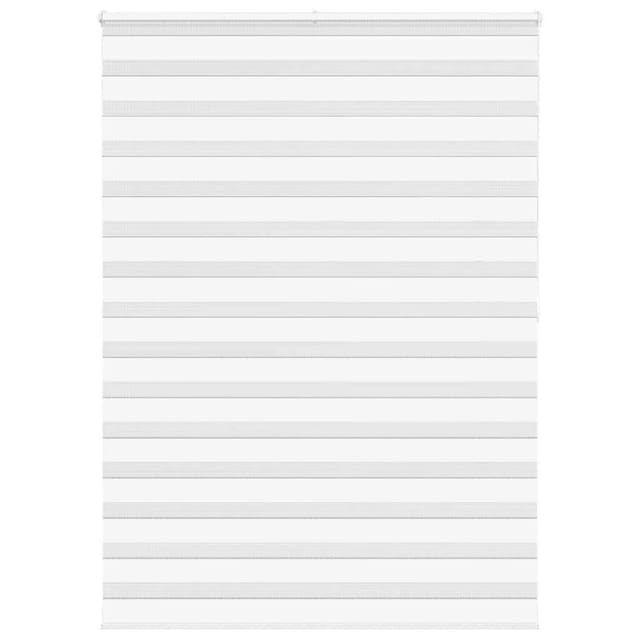 vidaXL Doppelrollo Weiß 155x200 cm Stoffbreite 150,9 cm Polyester 4014792