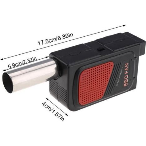 Tragbarer Elektrischer Grillventilator, Elektrischer Grillventilator Mit Luftgebläse Für Outdoor-camping