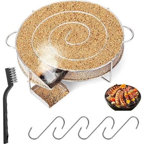 Kaltrauchgenerator – Edelstahl – 20 X 18 X 5 Cm – Erzeugt 7–10 Stunden Lang Rauch – Für Grills Und Smoker