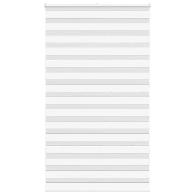 vidaXL Doppelrollo Weiß 130x230 cm Stoffbreite 125,9 cm Polyester 4014813