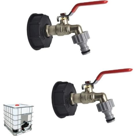 Für Ibc-tankadapter 1/2", Ibc-tankadapteranschluss, 1000-liter-tankhahn, Regenwassernutzungshahn