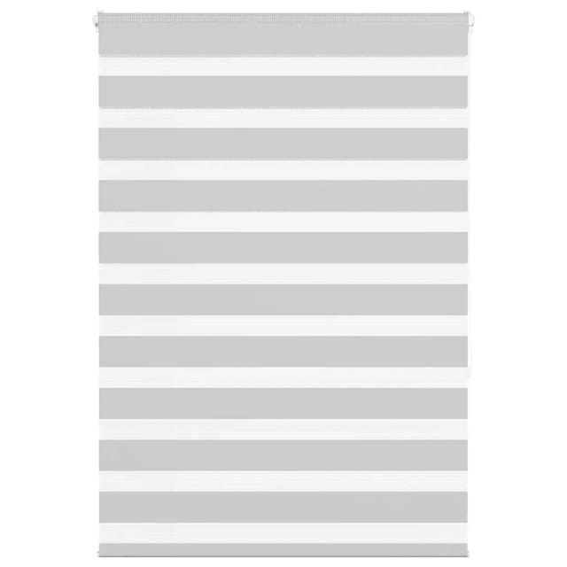 vidaXL Doppelrollo Hellgrau 100x150 cm Stoffbreite 95,9 cm Polyester 4014443