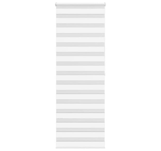 vidaXL Doppelrollo Weiß 75x200 cm Stoffbreite 70,9 cm Polyester 4014776