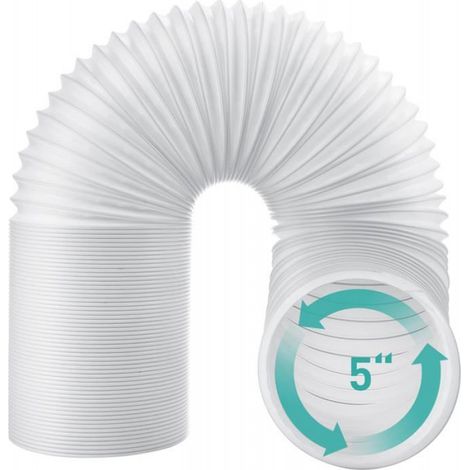 Flexibler Pp-abluftschlauch, 130 Mm Durchmesser, 1,5 M Länge Für Tragbare Klimaanlagen