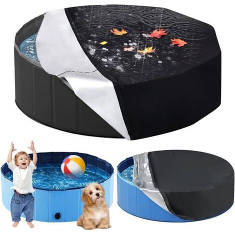 82 X 30 Cm – Hundepoolabdeckung, Faltbare Hundebadewannenabdeckung, Wasserdicht, Abriebfest