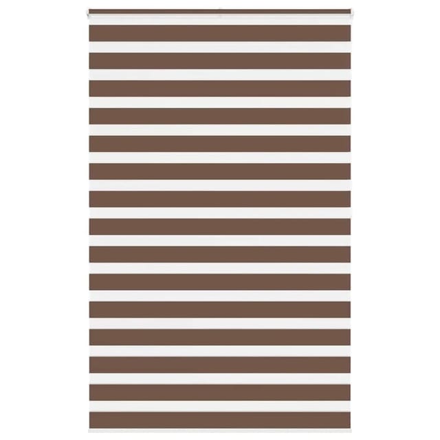vidaXL Doppelrollo Braun 150x200 cm Stoffbreite 145,9 cm Polyester 4014375