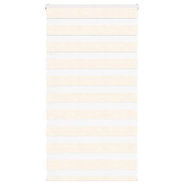 vidaXL Doppelrollo Marmorbeige 85x100 cm Stoffbreite 80,9 cm Polyester 4014622